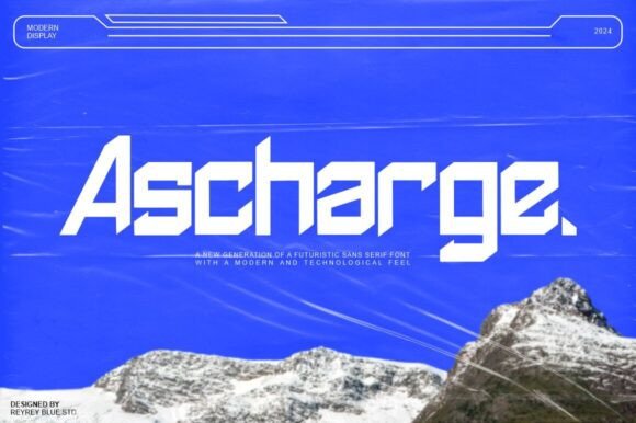 Ascharge: The Futuristic Typeface for Scroll-Stopping Digital Campaigns