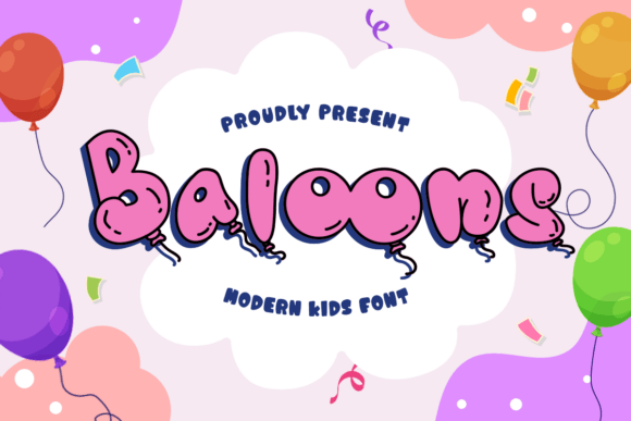 Baloons: A Cheerful Display Font for Playful Editorial Design