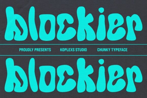 Blockier: A Bold Retro-Groovy Font for Modern Branding