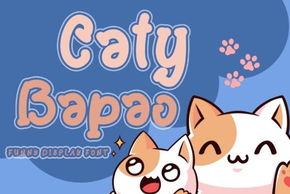 Caty Bapao: A Craft Maker’s Go-To Display Font for Handmade Labels, Invitations, and Seasonal Designs
