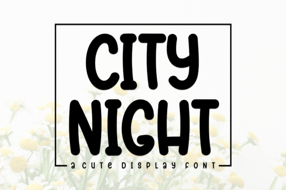 City Night Font: A Handwritten Marker Style for Crafters and Makers