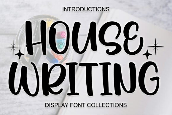 Elegance in Every Curve: House Writing Font for Crafters & Makers
