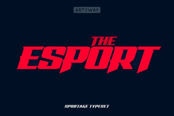 Esport: A Dynamic Display Font for Bold Editorial Design