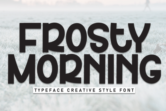 Frosty Morning: A Charming Display Font for Editorial Design