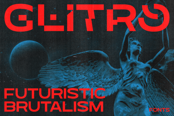 Glitro: A Glitchy Display Font for Modern Campaign Design