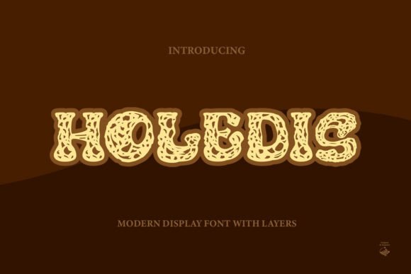Holedis: A Modern Display Font for Bold Web Design Statements