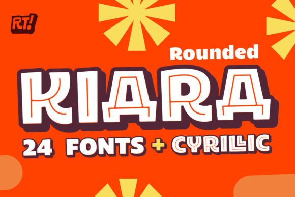 Kiara Rounded: A Playful Display Font for Business Branding