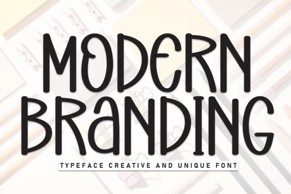 Modern Branding: A Display Font That Elevates Small Business Identity