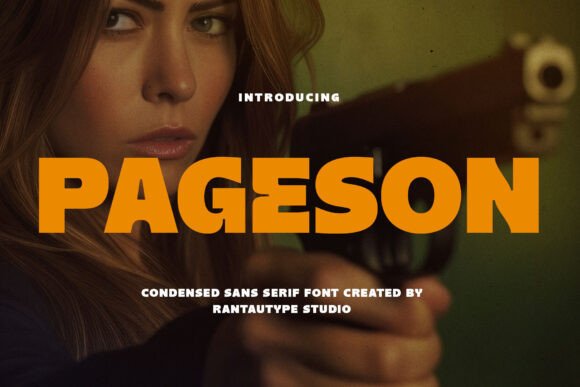 Pageson: A Bold Display Font That Strengthens Your Web Design Presence