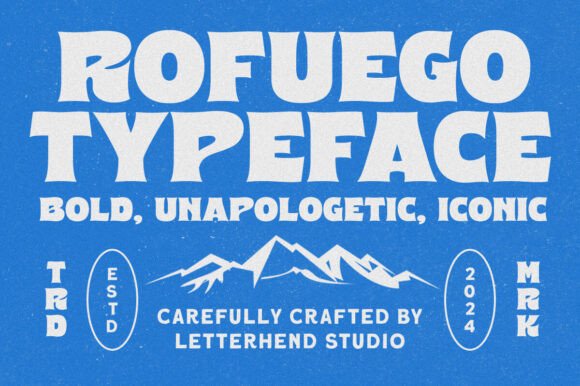 Rofuego: A Bold Display Typeface for Striking Web Design