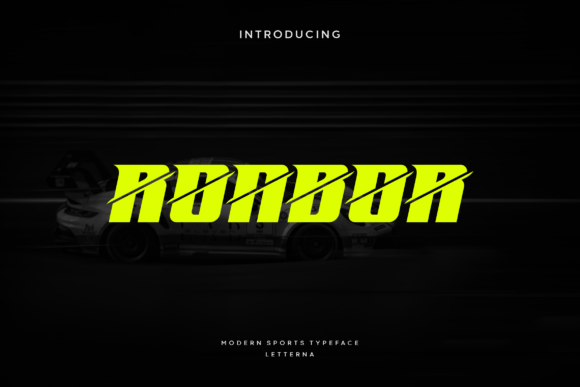 Ronbor: A Dynamic Display Font for Web Designers and Digital Creators