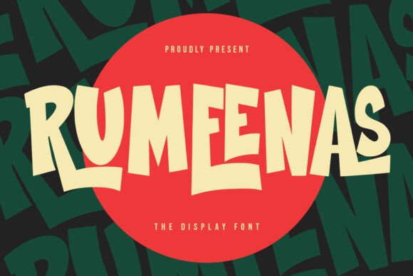 Rumeenas Font: Bold Display Type for Campaigns