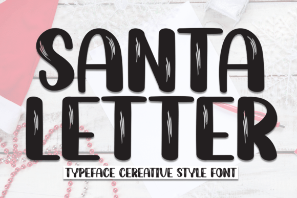 Santa Letter: A Sweet Handwritten Display Font for Crafters and Makers