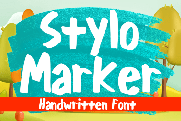 Stylo Marker: A Bold, Handcrafted Font for Editorial Design