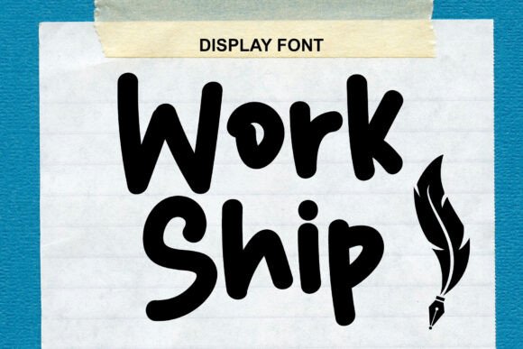 Workship: A Handwritten Font That Elevates Editorial Design